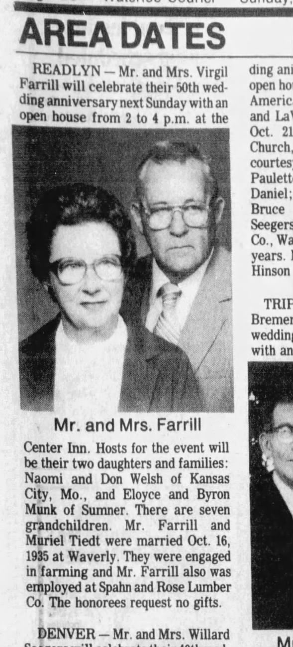Clipping from The Courier